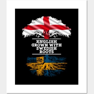 English Grown With Swedish Roots - Gift for Swedish With Roots From Sweden Posters and Art